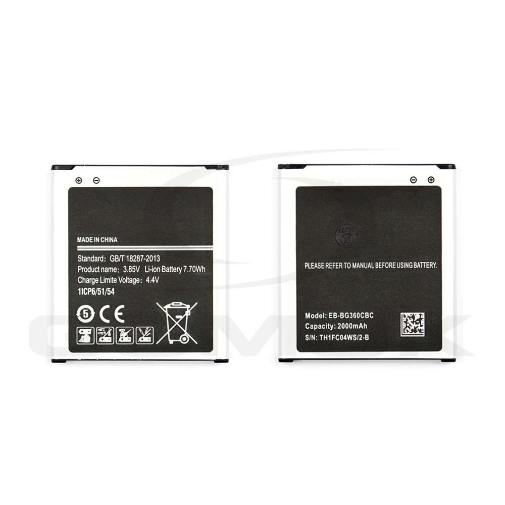 BATERIA DO SAMSUNG G360 CORE PRIME EB-BG360BBE / EB-BG360CBE EB-BG360CBC 2000MAH