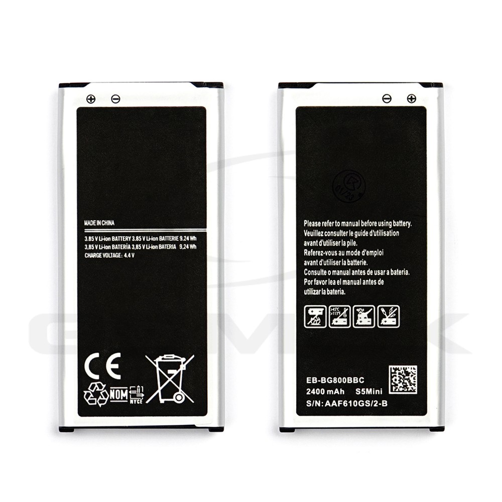 BATERIA DO SAMSUNG G800F S5 MINI EB-BG800BBE / EB-BG800CBE / EB-BG800BBC  2100MAH