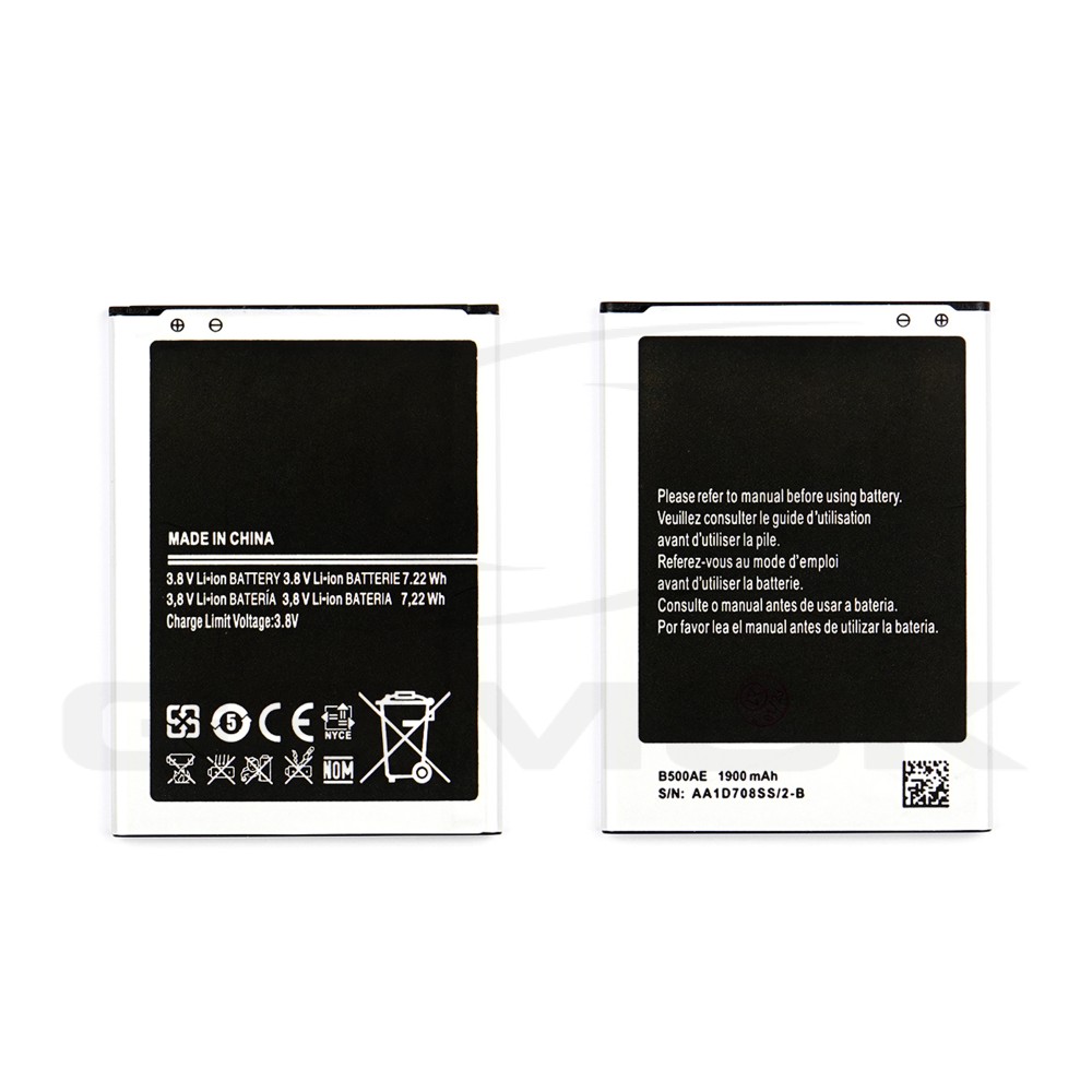 BATERIA DO SAMSUNG I9190 GALAXY S4 MINI EB-B500BE  B500AE 1900MAH