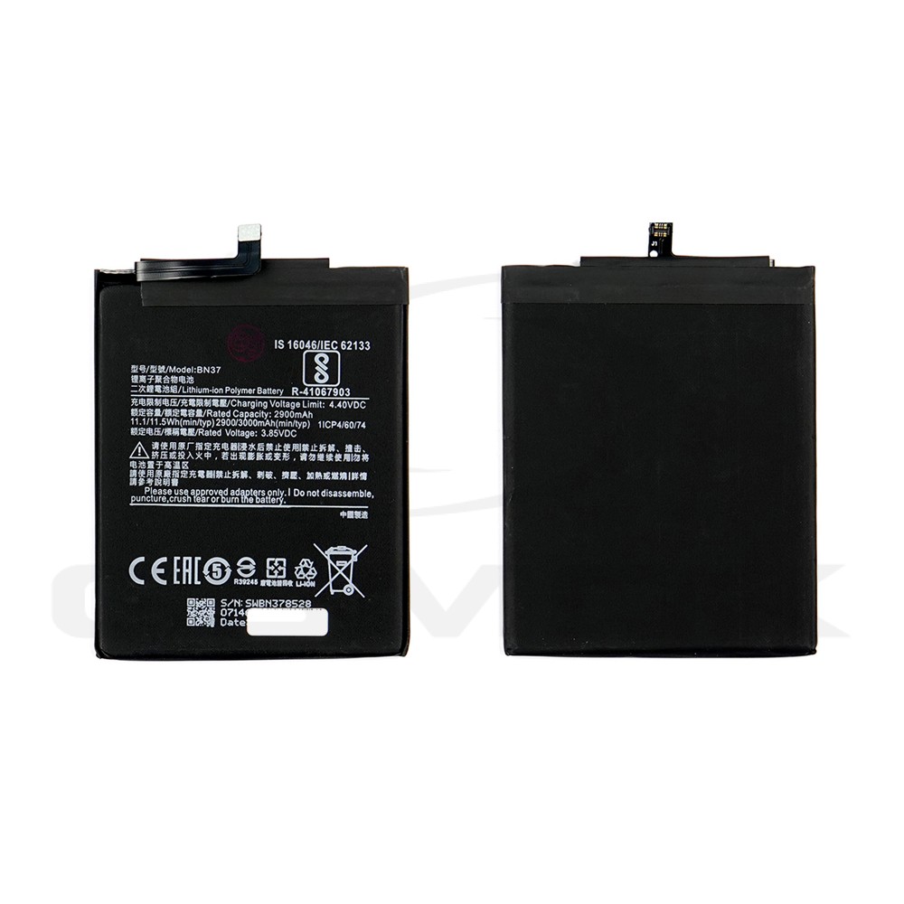 BATERIA DO XIAOMI REDMI 6 6A BN37 3000MAH