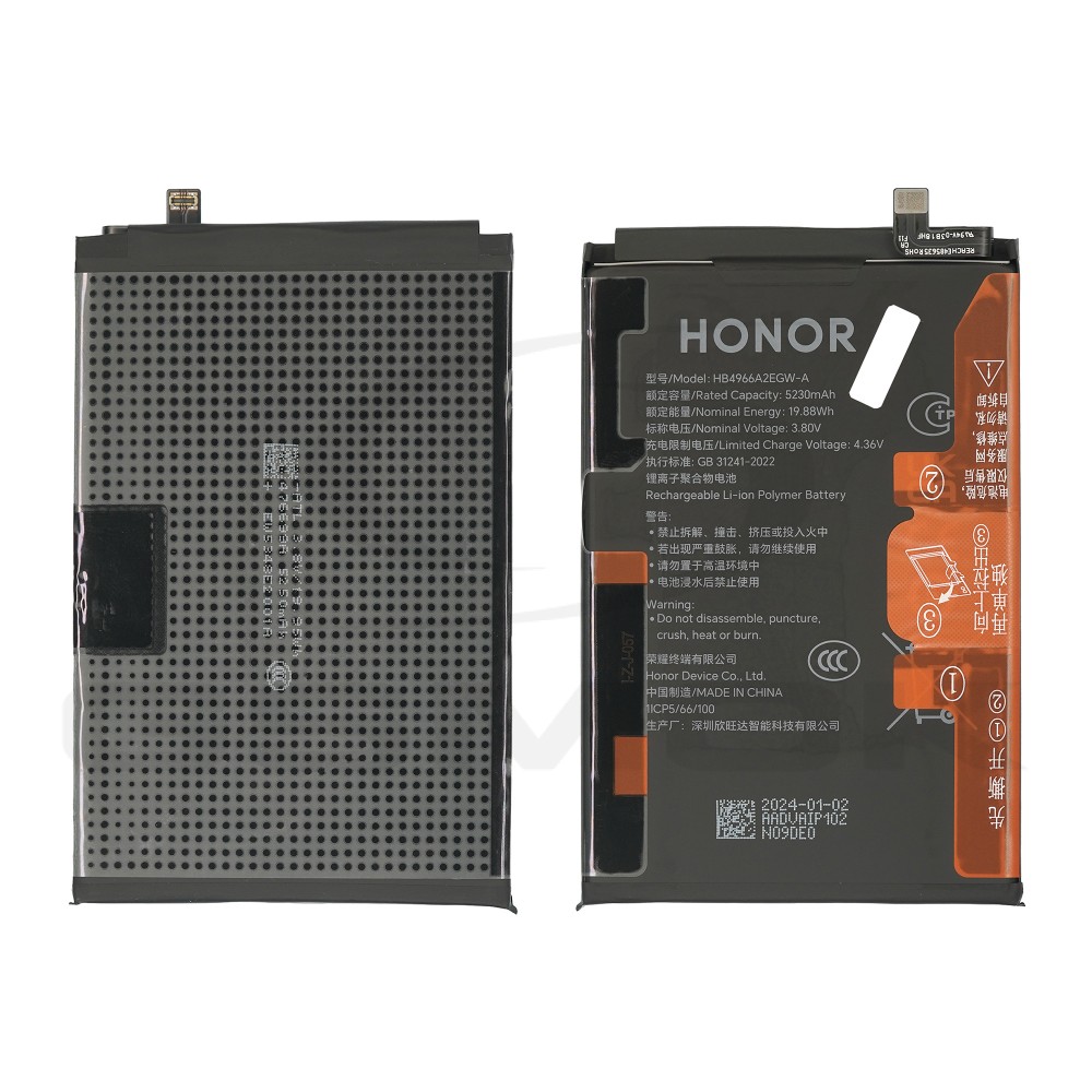 BATERIA HUAWEI HONOR X7B 5230mah HB4966A2EGW 2402AADV 6000MAH ORYGINAŁ BULK