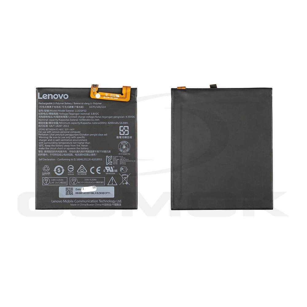 BATERIA LENOVO TAB 2 A8-50 L13D1P32 SB18C03136 4200MAH ORYGINAŁ BULK