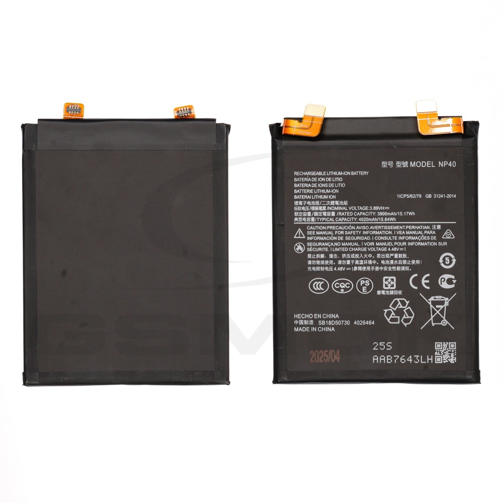 BATERIA MOTOROLA EDGE 30 NEO NP40 4020MAH