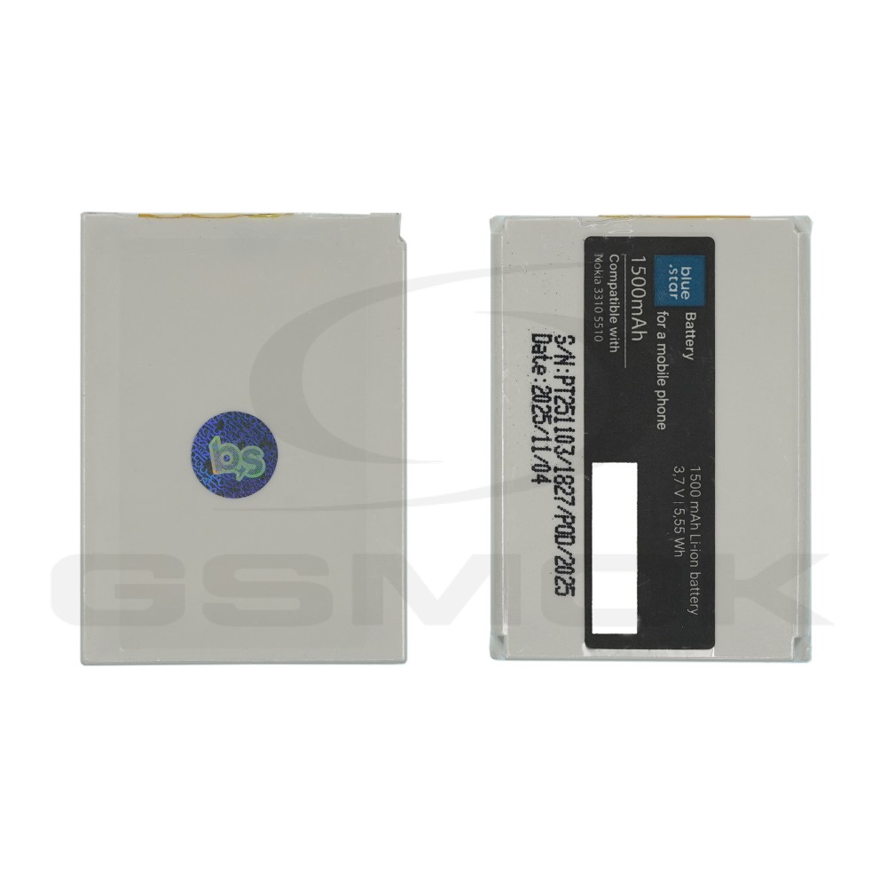 BATERIA NOKIA 3310 5510 1500MAH BLUE STAR
