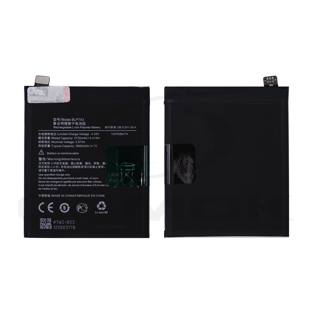 BATERIA ONEPLUS 7T BLP743 3800MAH