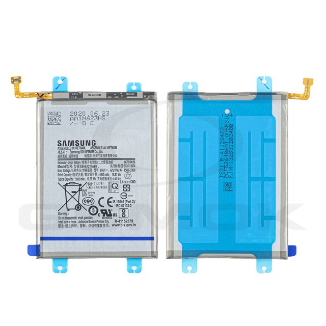 BATERIA DO SAMSUNG A217 A21S A125 A12 A137 A13 A022 A02 M135 M13 M127 M12 A047 A04S A135 A13 EB-BA217ABY GH82-22989A GH82-28509A GH82-29803A 5000MAH ORYGINAŁ BULK