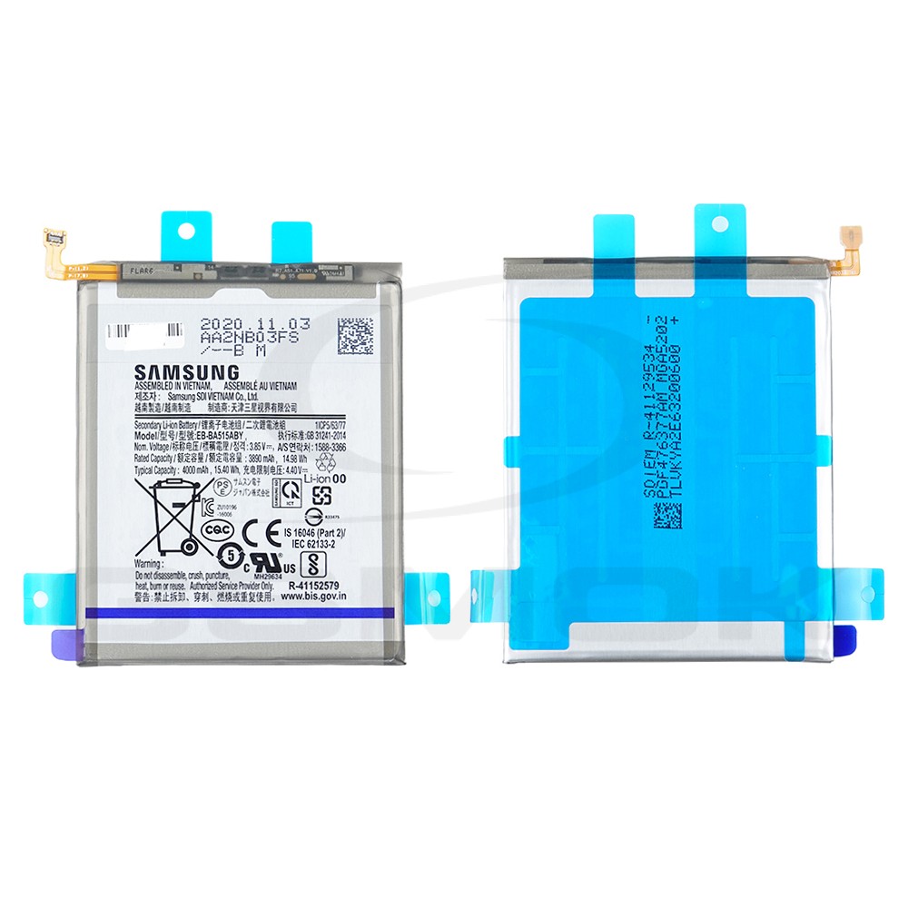 BATERIA SAMSUNG A515 GALAXY A51 EB-BA515ABY EB-BA515ABYD GH82-21668A 4000MAH ORYGINAŁ BULK