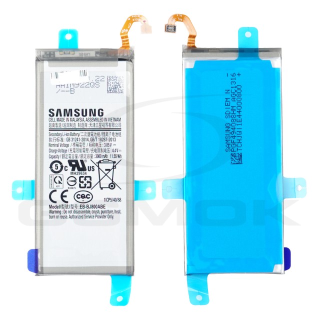 BATERIA SAMSUNG A600 A6 2018 J600 J6 2018 EB-BJ800ABE GH82-16479A, GH82-16865A 3000MAH ORYGINAŁ BULK