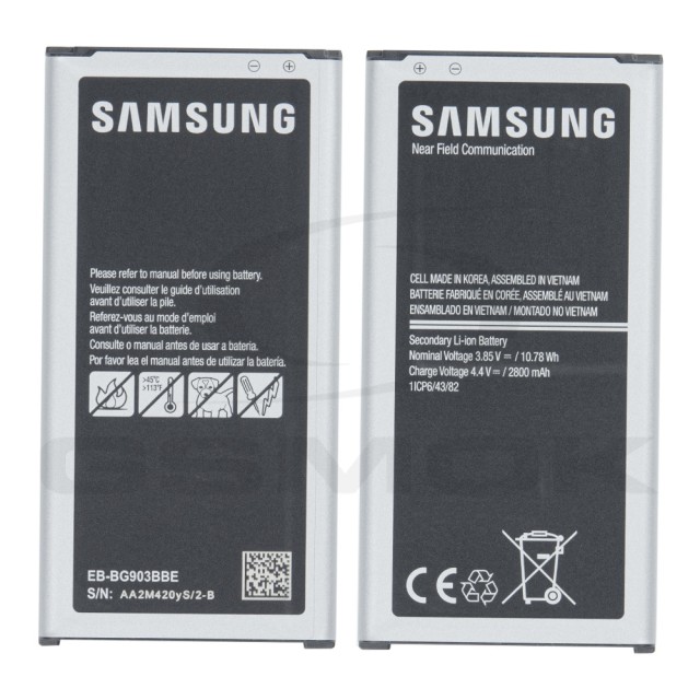 BATERIA SAMSUNG G903 GALAXY S5 NEO EB-BG903BBE GH43-04533A 2800MAH ORYGINAŁ BULK