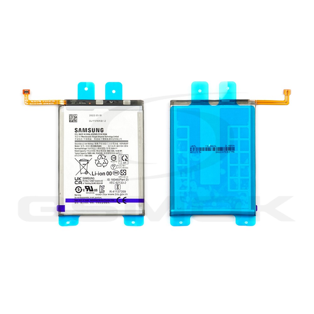 BATERIA SAMSUNG M236 GALAXY M23 5G / M336 GALAXY M33 5G / M536 GALAXY M53 5G EB-BM526ABS 5000MAH GH82-28490A GH82-28813A GH82-28493A ORYGINAŁ BULK