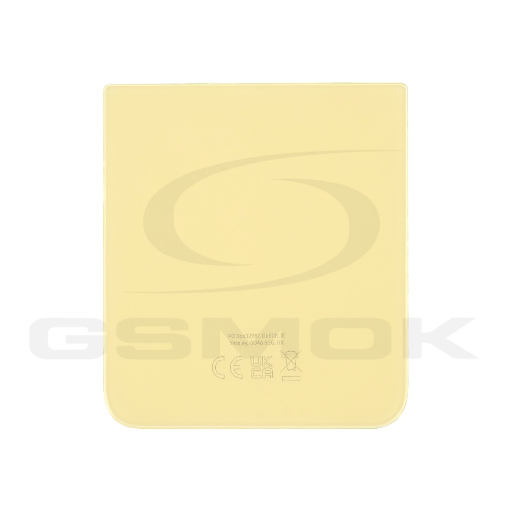DOLNA KLAPKA BATERII / OBUDOWA SAMSUNG F721 GALAXY Z FLIP 4 5G GH82-29654G ŻÓŁTA ORYGINAŁ SERVICE PACK
