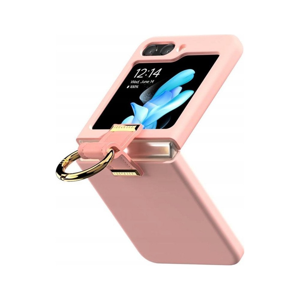 ETUI MERCURY GOLD RING CASE SAMSUNG F741 GALAXY Z FLIP 6 RÓŻ