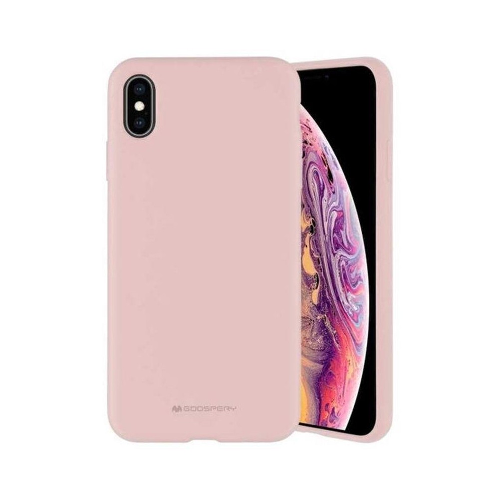 ETUI MERCURY SILICONE SAMSUNG A256 GALAXY A25 5G PIASKOWY RÓŻ