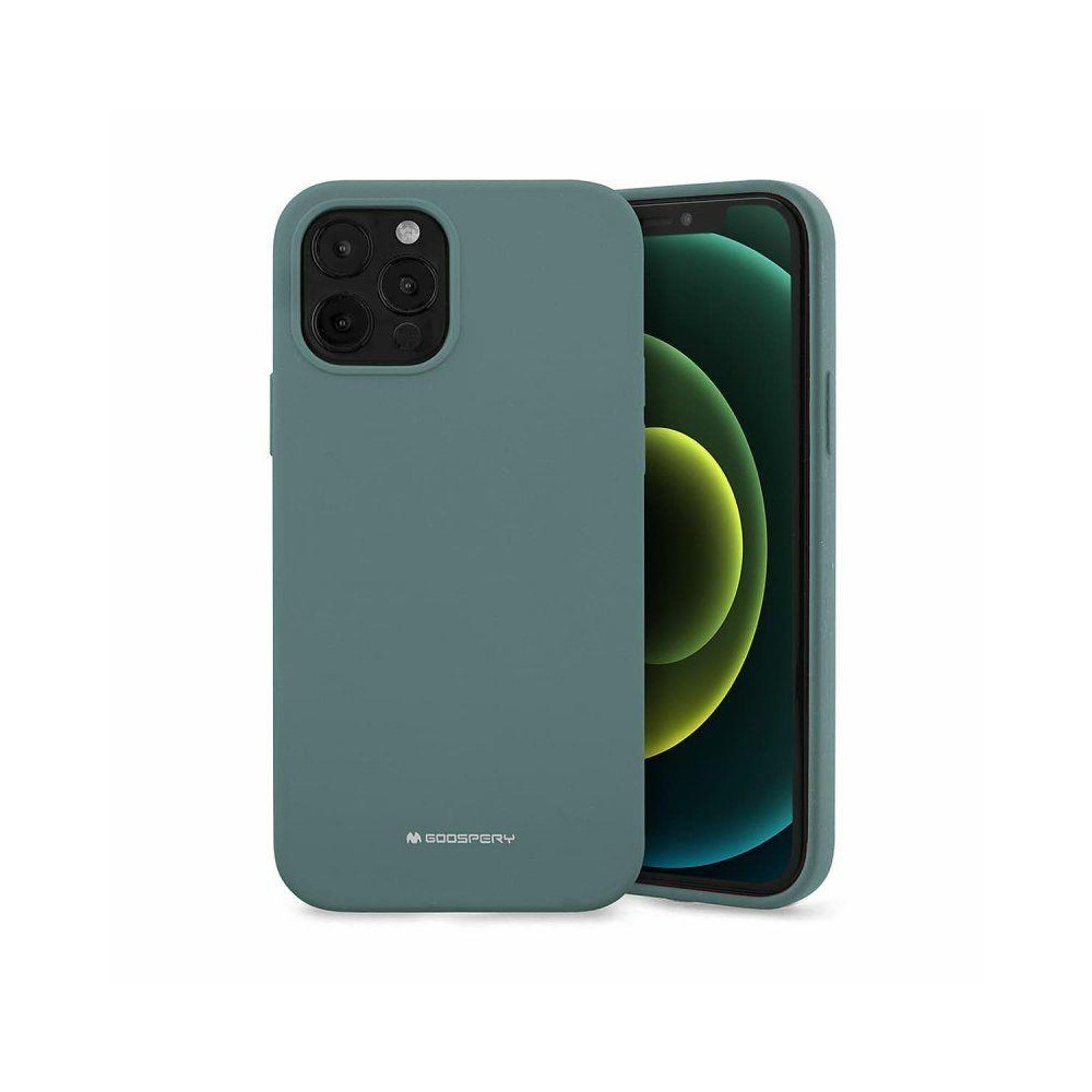 ETUI MERCURY SILICONE SAMSUNG GALAXY A55 5G ZIELONY