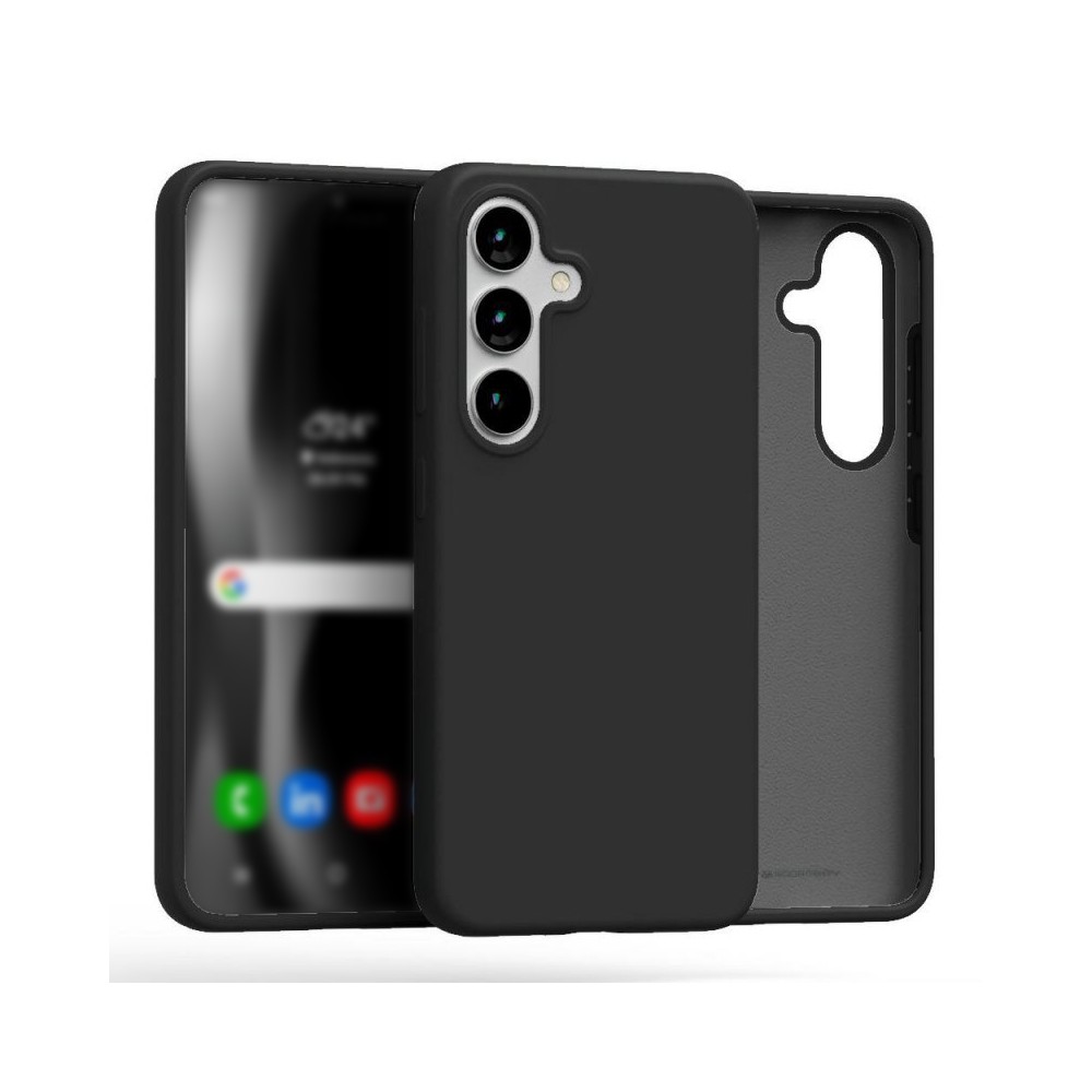 ETUI MERCURY SILICONE SAMSUNG S931 GALAXY S25 CZARNY