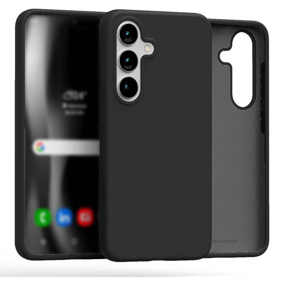 ETUI MERCURY SILICONE SAMSUNG S936 GALAXY S25 PLUS CZARNY