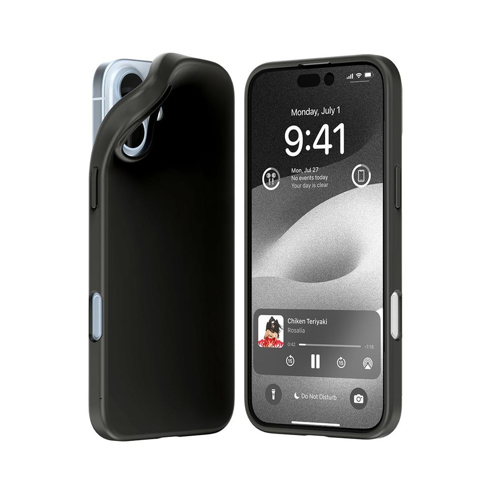 ETUI MERCURY SOFT FEELING JELLY CASE IPHONE 16 PLUS CZARNY