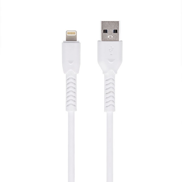 KABEL USB DO LIGHTNING MAXLIFE MXUC-04 BIAŁY 3A 1M