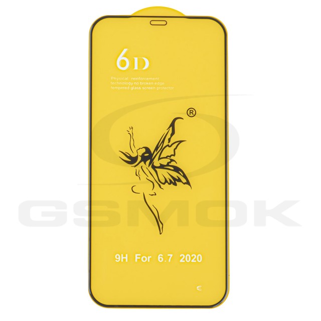 IPHONE 12 PRO MAX - SZKŁO HARTOWANE 0.3MM 5D CZARNE