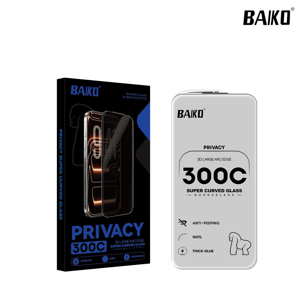 IPHONE 15 PRO - SZKŁO HARTOWANE 300C PRIVACY