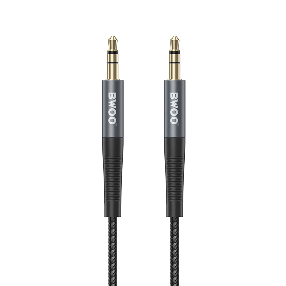 KABEL JACK 3.5MM DO JACK 3.5MM 1M BWOO BO-AUX064 CZARNY