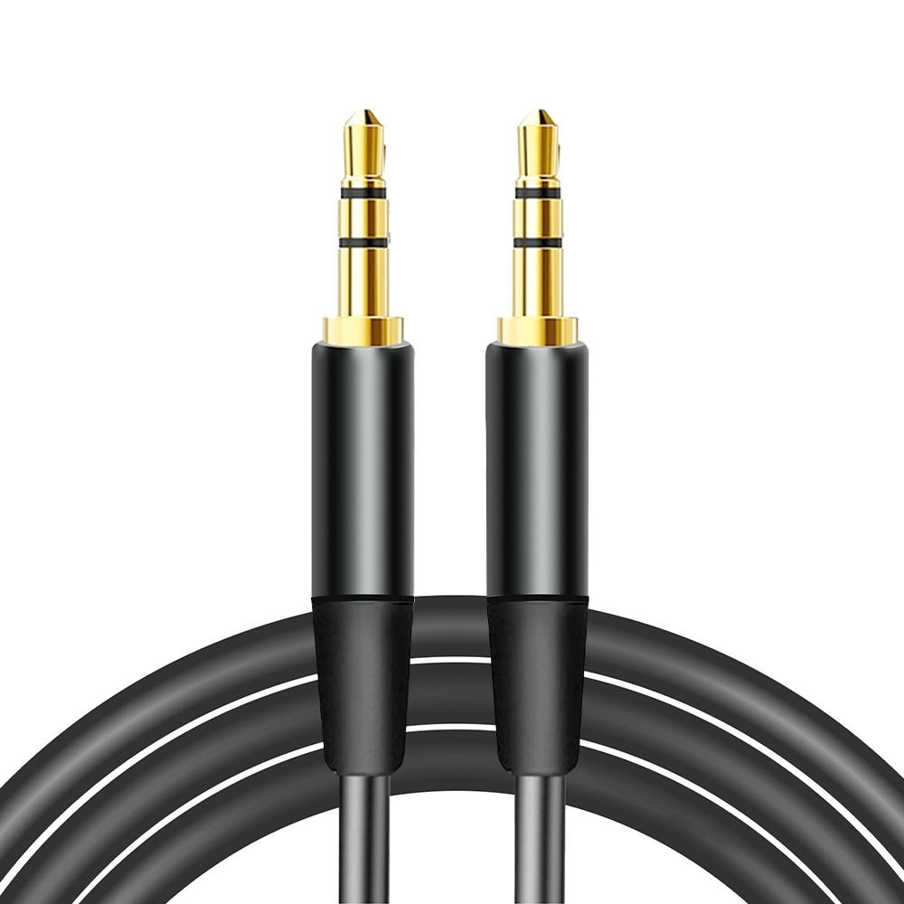 KABEL JACK 3.5MM - JACK 3.5MM 1M MAXLIFE CZARNY