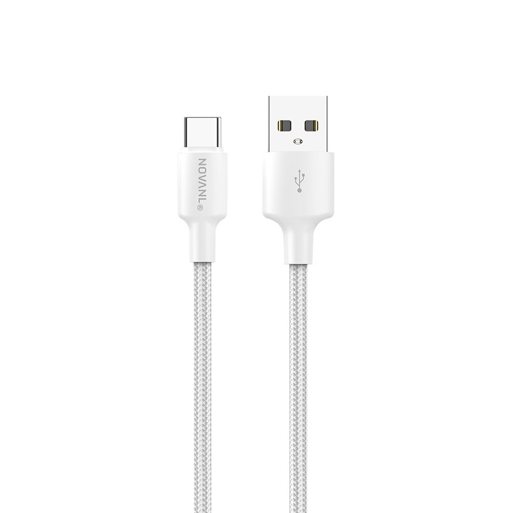 KABEL NOVANL USB DO USB-C 1M 12W BIAŁY