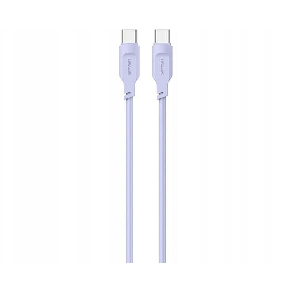KABEL USB-C DO USB-C 100W 1.2M USAMS SJ567USB03 US-SJ567 FIOLETOWY