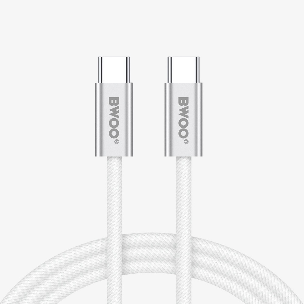 KABEL USB-C DO USB-C 240W 1M BWOO X317C-C BIAŁY
