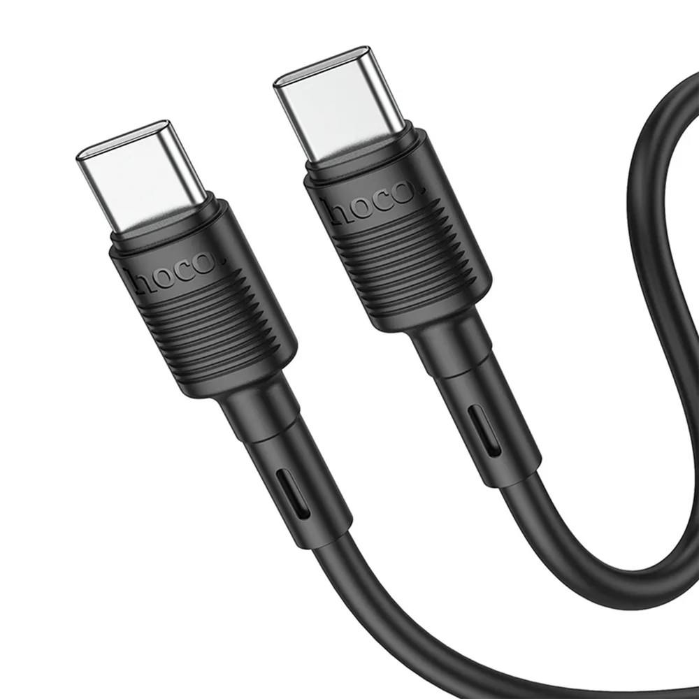 KABEL USB-C DO USB-C 3A 60W PD 1M HOCO X83 CZARNY