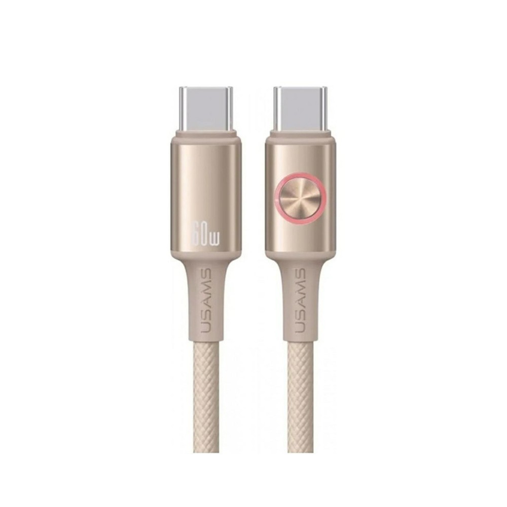 KABEL USB-C DO USB-C 60W 1.2M USAMS HUAN SERIES SJ752 SJ752USB02 TYTANOWY