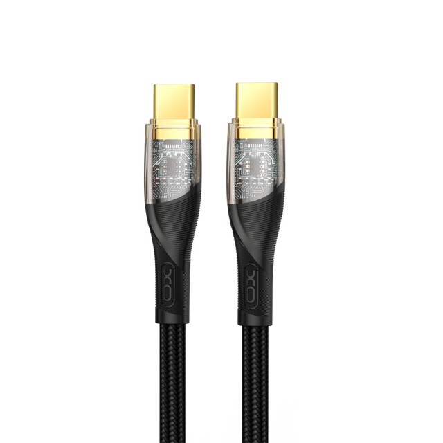 KABEL USB-C DO USB-C 60W 1M XO NB-Q223B CZARNY