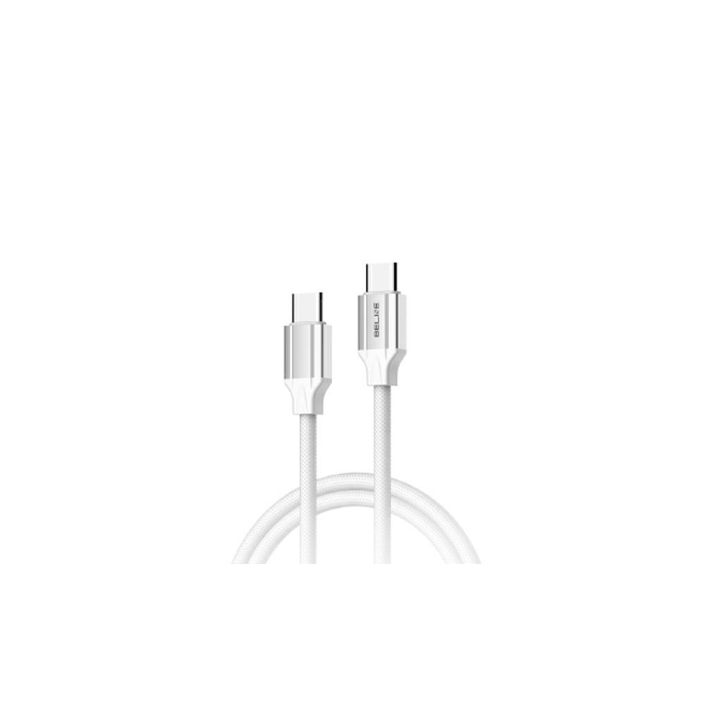KABEL USB-C DO USB-C 65W 1M BELINE BIAŁY