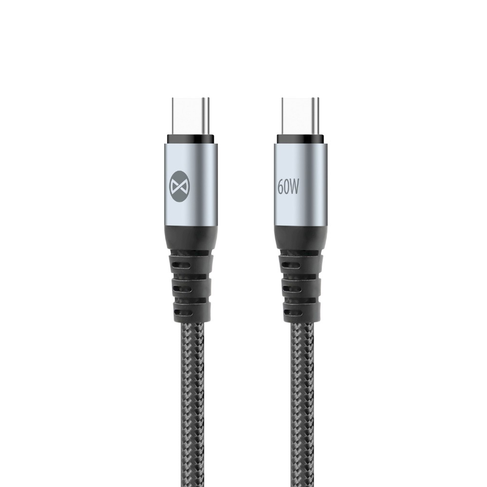 KABEL USB-C DO USB-C FOREVER BRAIX 1M 60W CZARNY
