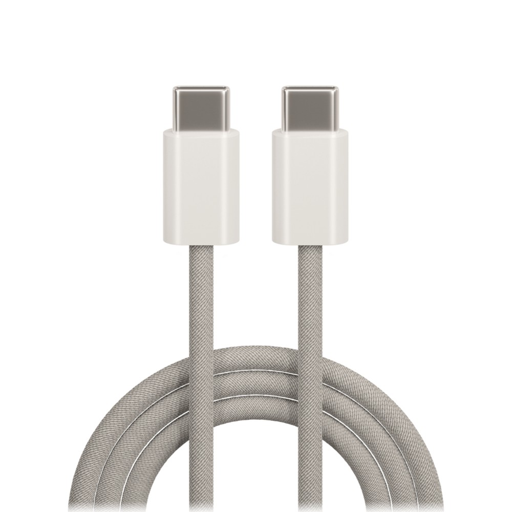 KABEL USB-C DO USB-C MAXLIFE MXUC-06 1M 20W SZARY NYLONOWY