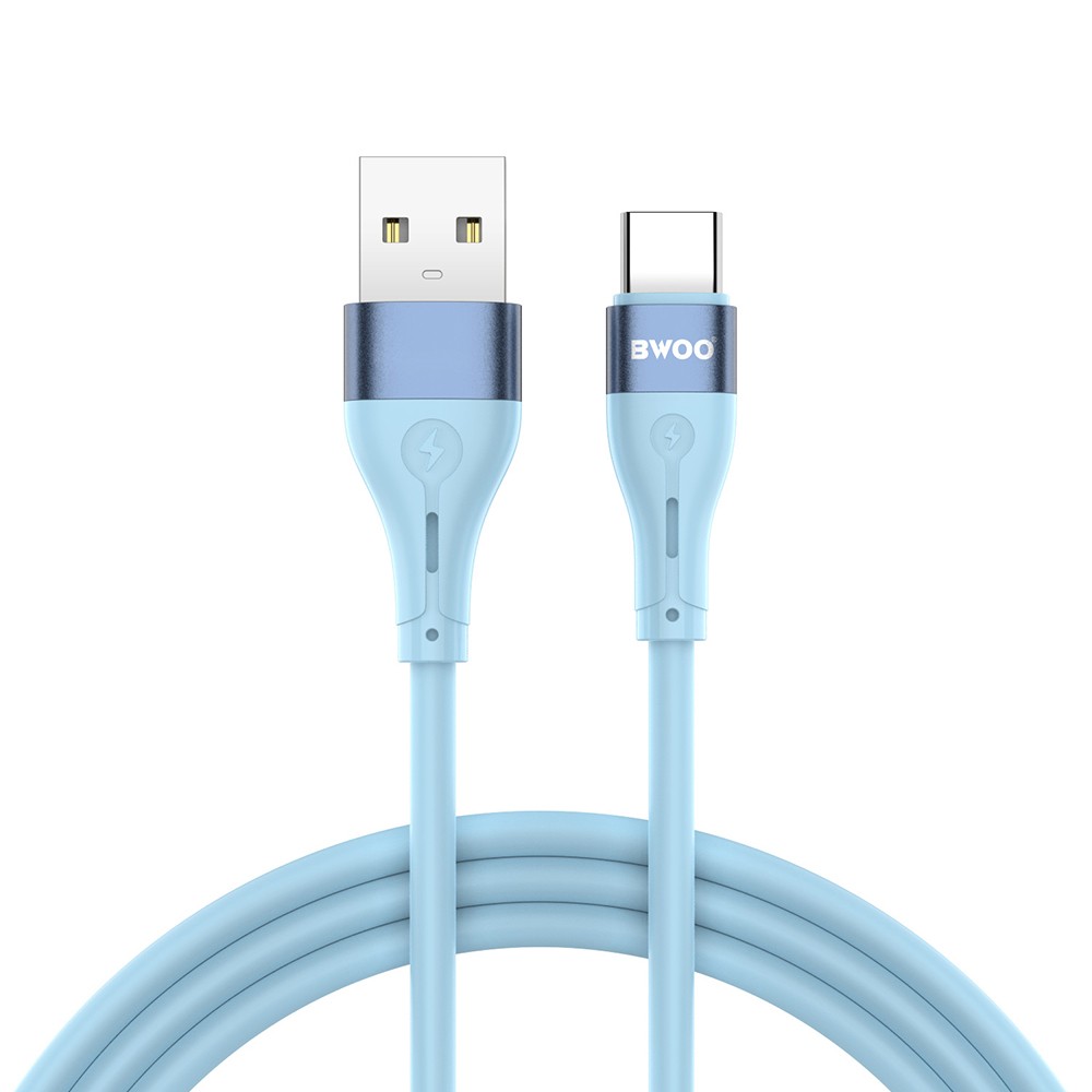 KABEL USB DO USB-C 3A 1M BWOO X280C NIEBIESKI