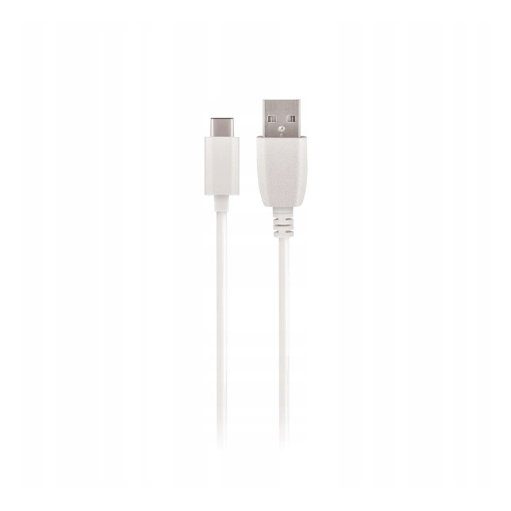 KABEL USB DO USB-C 3A 1M MAXLIFE BIAŁY