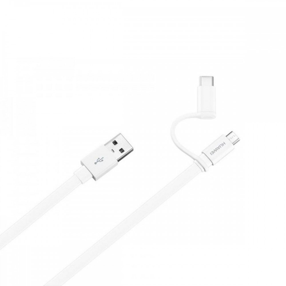 KABEL USB MICRO 2W1 HUAWEI AP55S BIAŁY 1.5M 4071417 ORYGINALNY