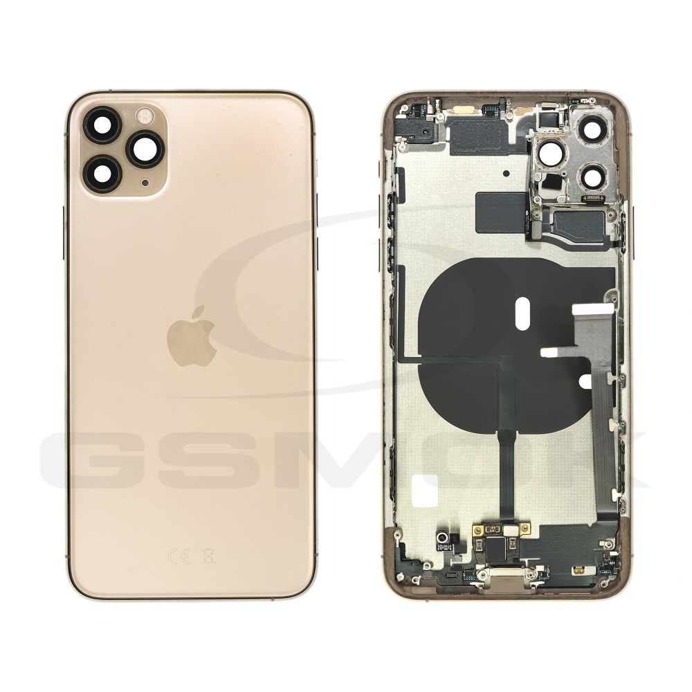 KLAPKA BATERII / OBUDOWA APPLE IPHONE 11 PRO MAX ZŁOTA PULLED GRADE B