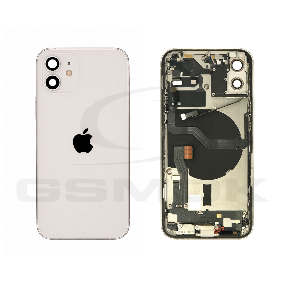 KLAPKA BATERII / OBUDOWA APPLE IPHONE 12 BIAŁA PULLED GRADE A