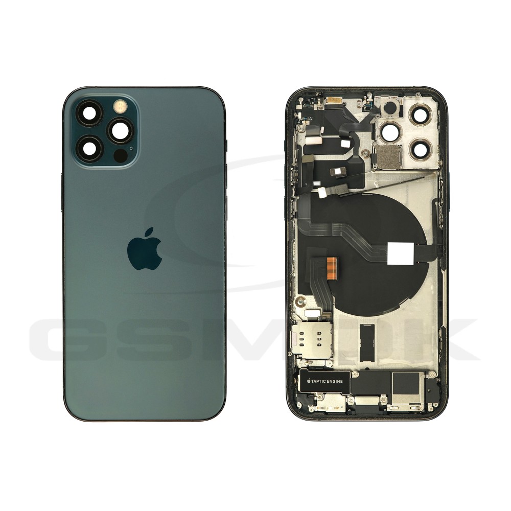 KLAPKA BATERII / OBUDOWA APPLE IPHONE 12 PRO NIEBIESKA PULLED GRADE A
