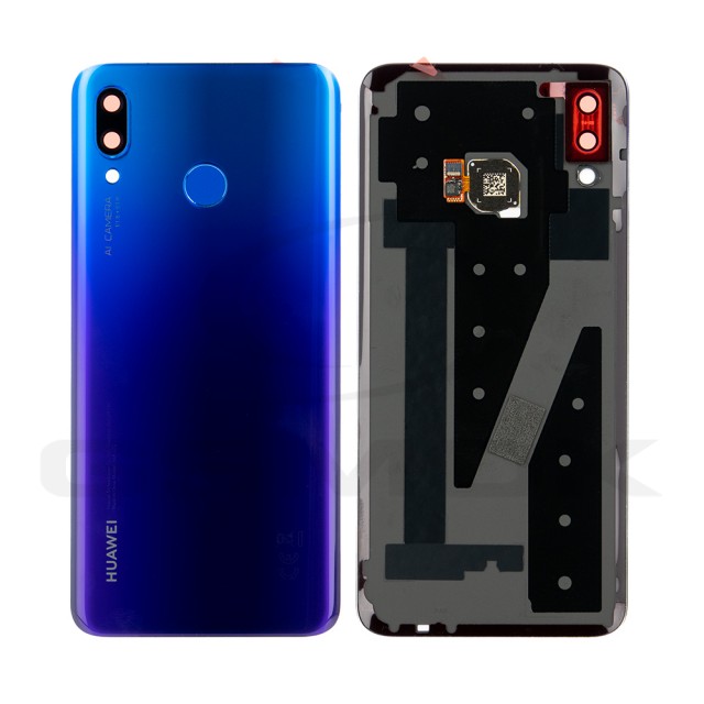 KLAPKA BATERII / OBUDOWA HUAWEI NOVA 3 FIOLETOWA Z CZYTNIKIEM LINII PAPILARNYCH 02352BXT 02352BYE 02352BTU ORYGINAŁ SERVICE PACK