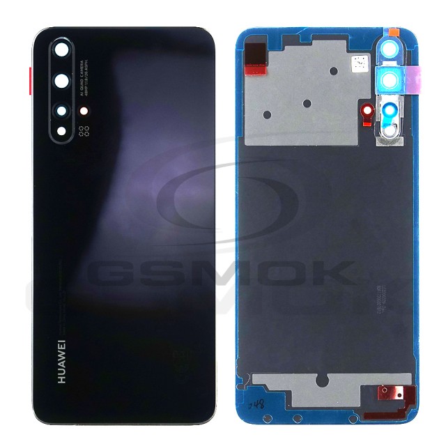 KLAPKA BATERII / OBUDOWA HUAWEI NOVA 5T CZARNA 02353EFN ORYGINAŁ SERVICE PACK