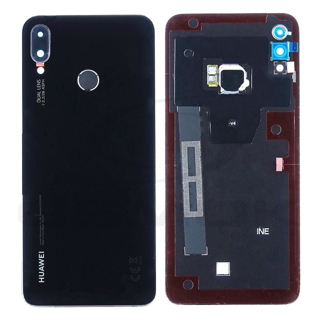 KLAPKA BATERII / OBUDOWA HUAWEI P SMART PLUS CZARNA 02352CAH 02352CAJ ORYGINAŁ SERVICE PACK