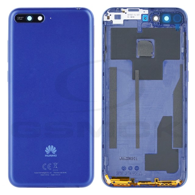 KLAPKA BATERII / OBUDOWA HUAWEI Y6 2018 NIEBIESKA 97070TXX 97070TYE 97070TYK ORYGINAŁ SERVICE PACK