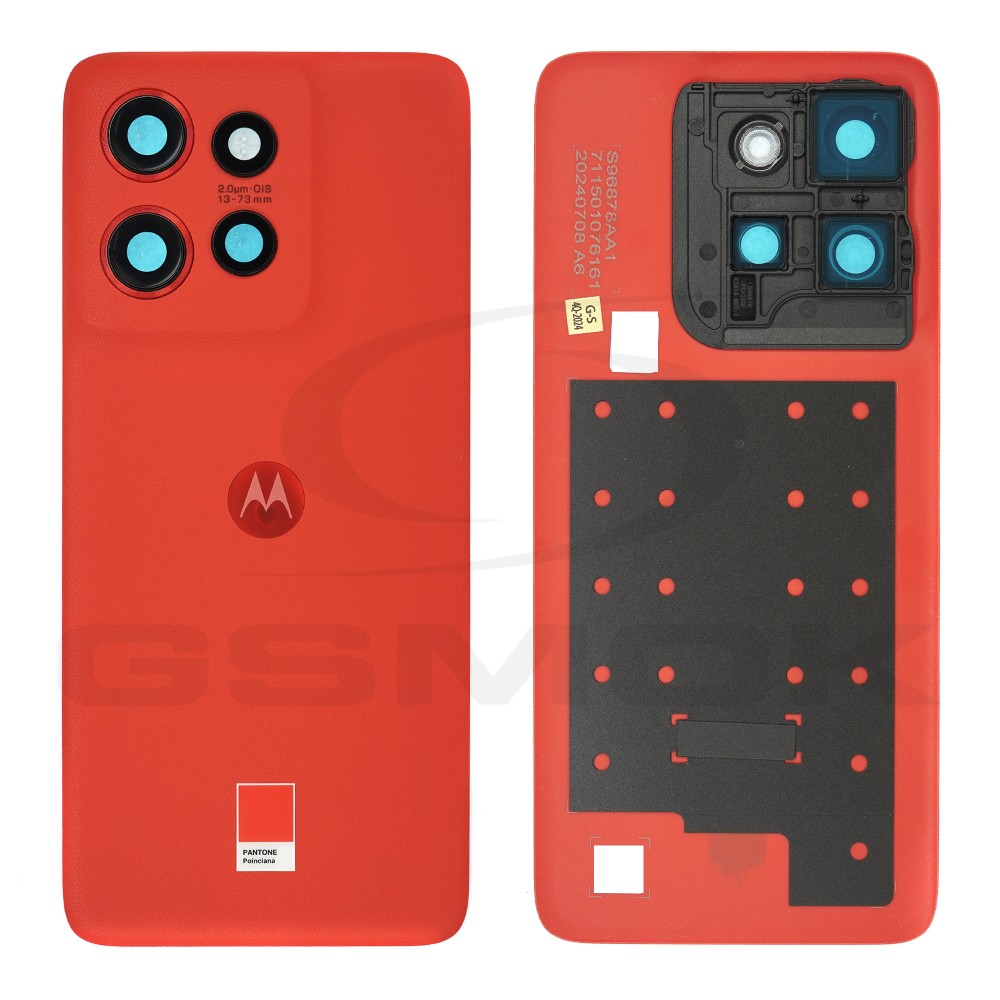 KLAPKA BATERII / OBUDOWA MOTOROLA EDGE 50 NEO CZERWONA 5S58C28382 ORYGINAŁ SERVICE PACK