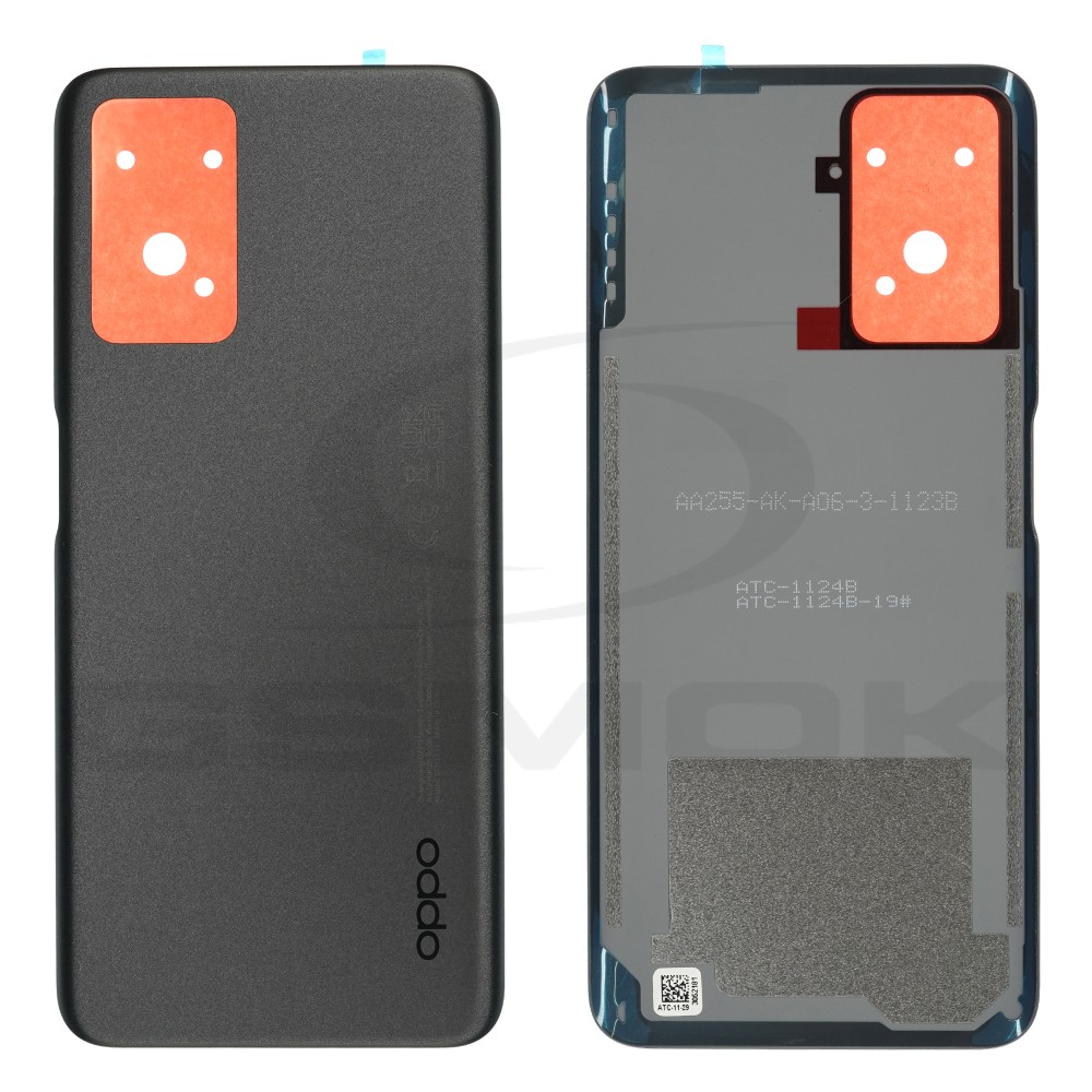 KLAPKA BATERII / OBUDOWA OPPO A96 3052181 CZARNA ORYGINAŁ SERVICE PACK