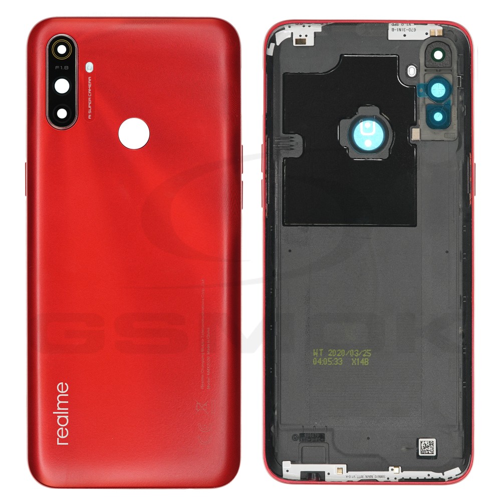 KLAPKA BATERII / OBUDOWA REALME C3 RMX2020 RMX2027 CZERWONA 4903913 ORYGINAŁ SERVICE PACK