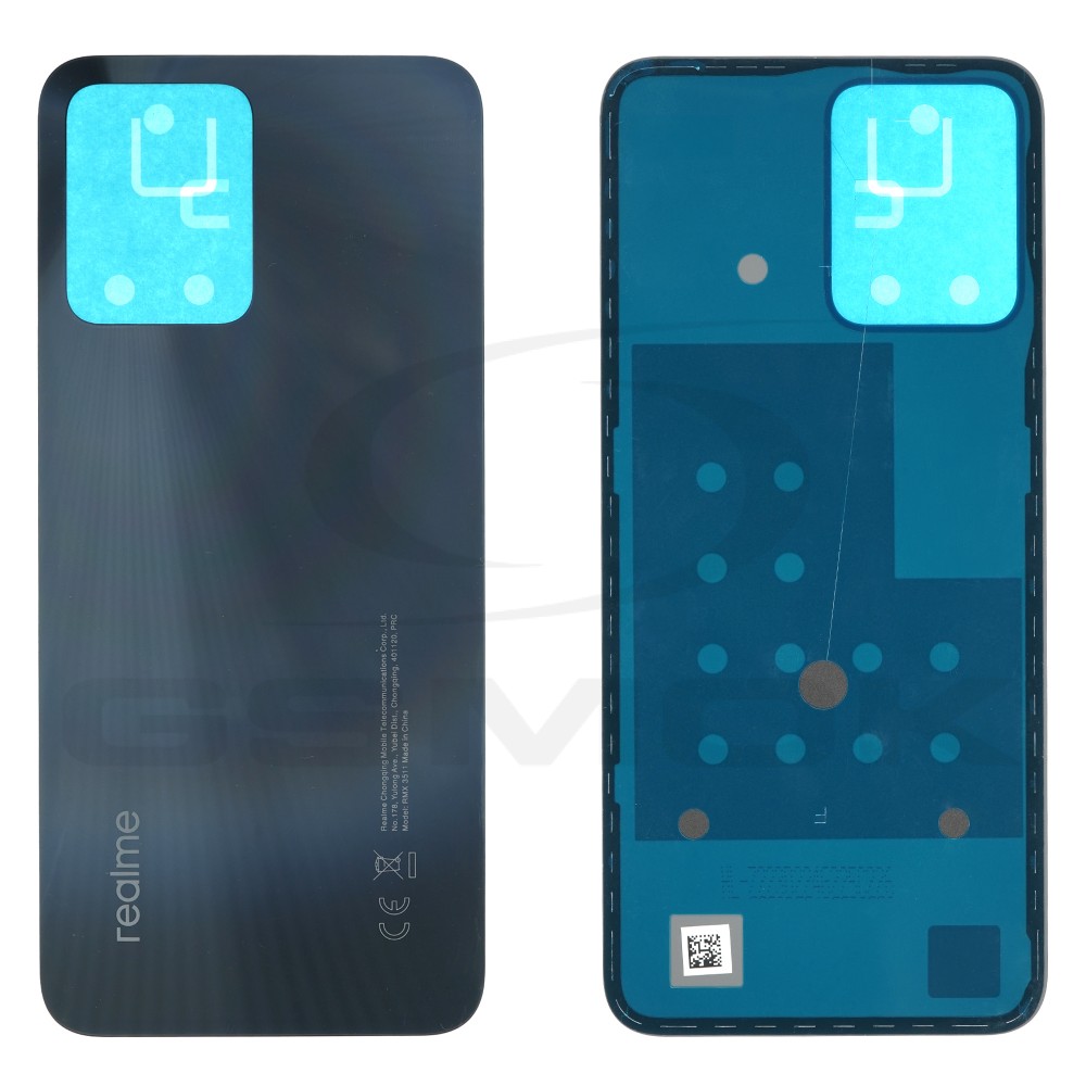 KLAPKA BATERII / OBUDOWA REALME C35 CZARNA 4710671 ORYGINAŁ SERVICE PACK
