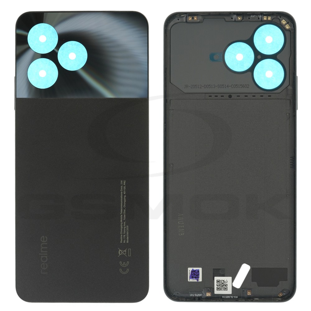 KLAPKA BATERII / OBUDOWA REALME C51 CZARNA 621032000036 ORYGINAŁ SERVICE PACK